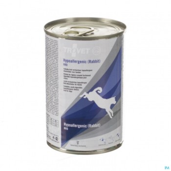 TROVET ΣΚΥΛΟΥ HYPOALLERGENIC (ΚΟΥΝΕΛΙ) 400gr TROVET ΣΚΥΛΟΥ HYPOALLERGENIC (ΚΟΥΝΕΛΙ) 400gr